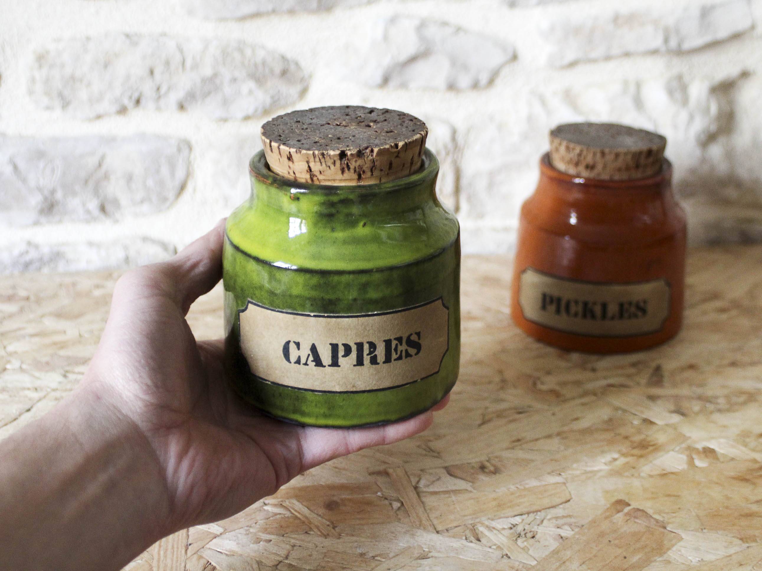 Pair of Mado Jolain ceramic pots