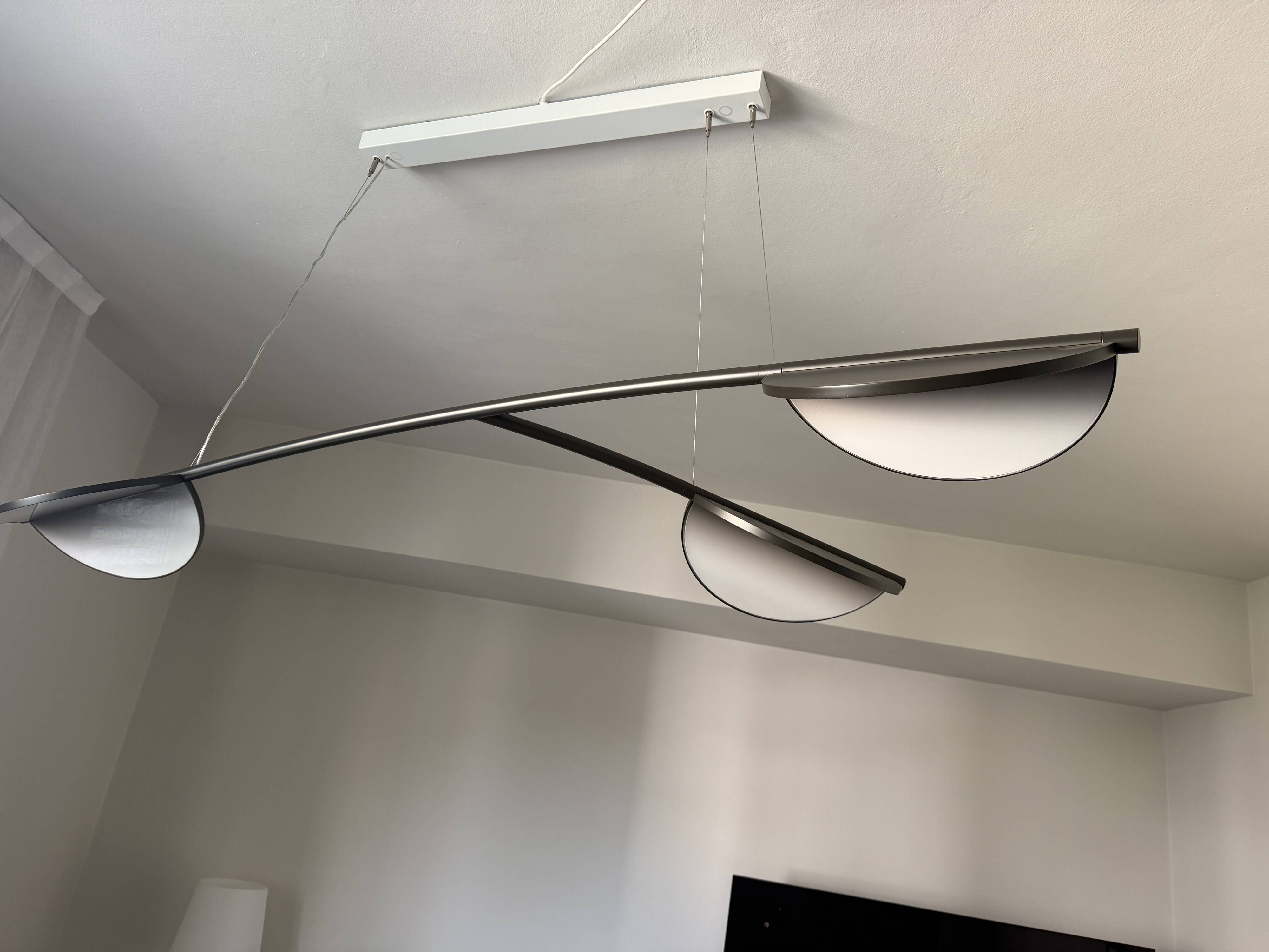 Flos Almendra Organic S3 Y Long anthracite