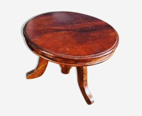 Table basse tripode bois exotique
