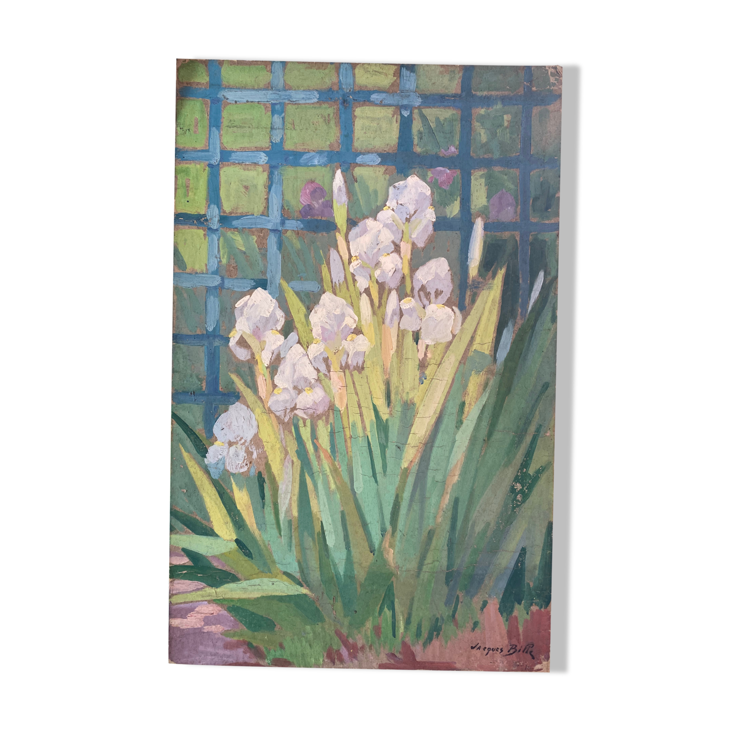 Painting on wood from the 20s