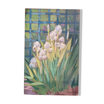 Painting on wood from the 20s