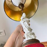 Fine ceramic lamp from the early 20th century