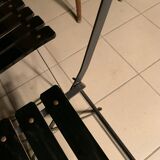 4 folding chairs Habitat 80s plastic and metal