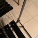 4 folding chairs Habitat 80s plastic and metal