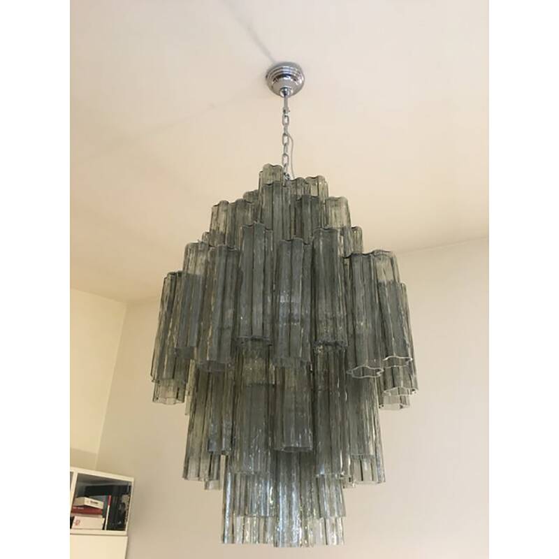 Contemporary Modern "Tronco" Murano Glass Sputnik Chandelier Venini Style