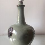 Stoneware lamp base danish midcentury by Knabstrup