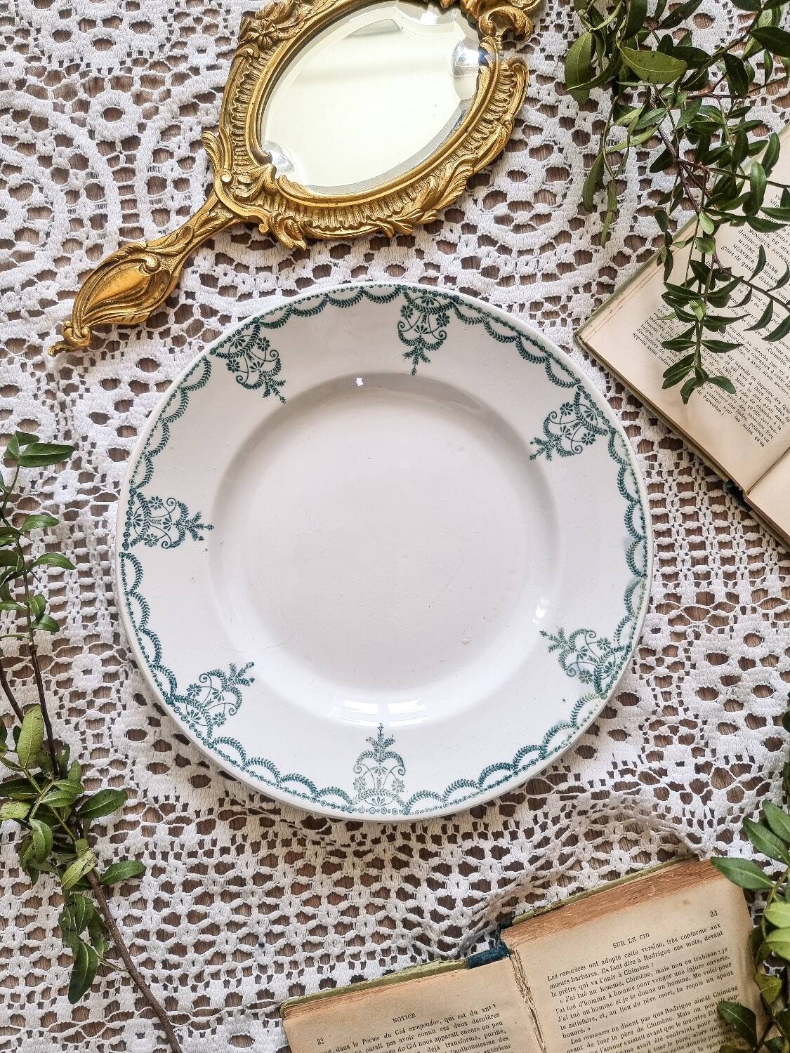 6 semi-deep ironstone plates