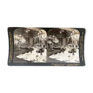 Photographie ancienne stereo, stereograph, luxe albumine 1903 Washington, Etats-Unis