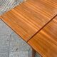 Vintage dining table from the 60s in extendable teak