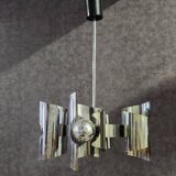 Vintage ceiling light with 4 lights, space age design.