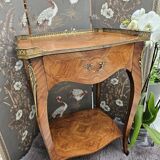Louis XV style marquetry side table
