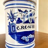 Blue earthenware jar C. Rosarum