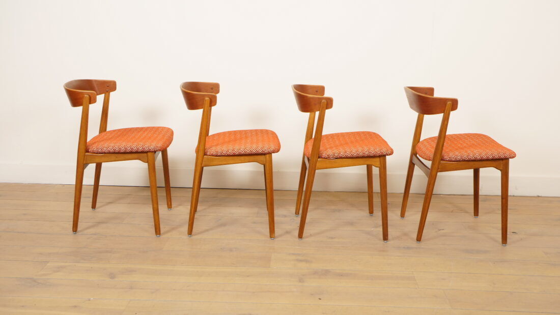 Set of 4 Farstrup dining chairs - Danish design vintage