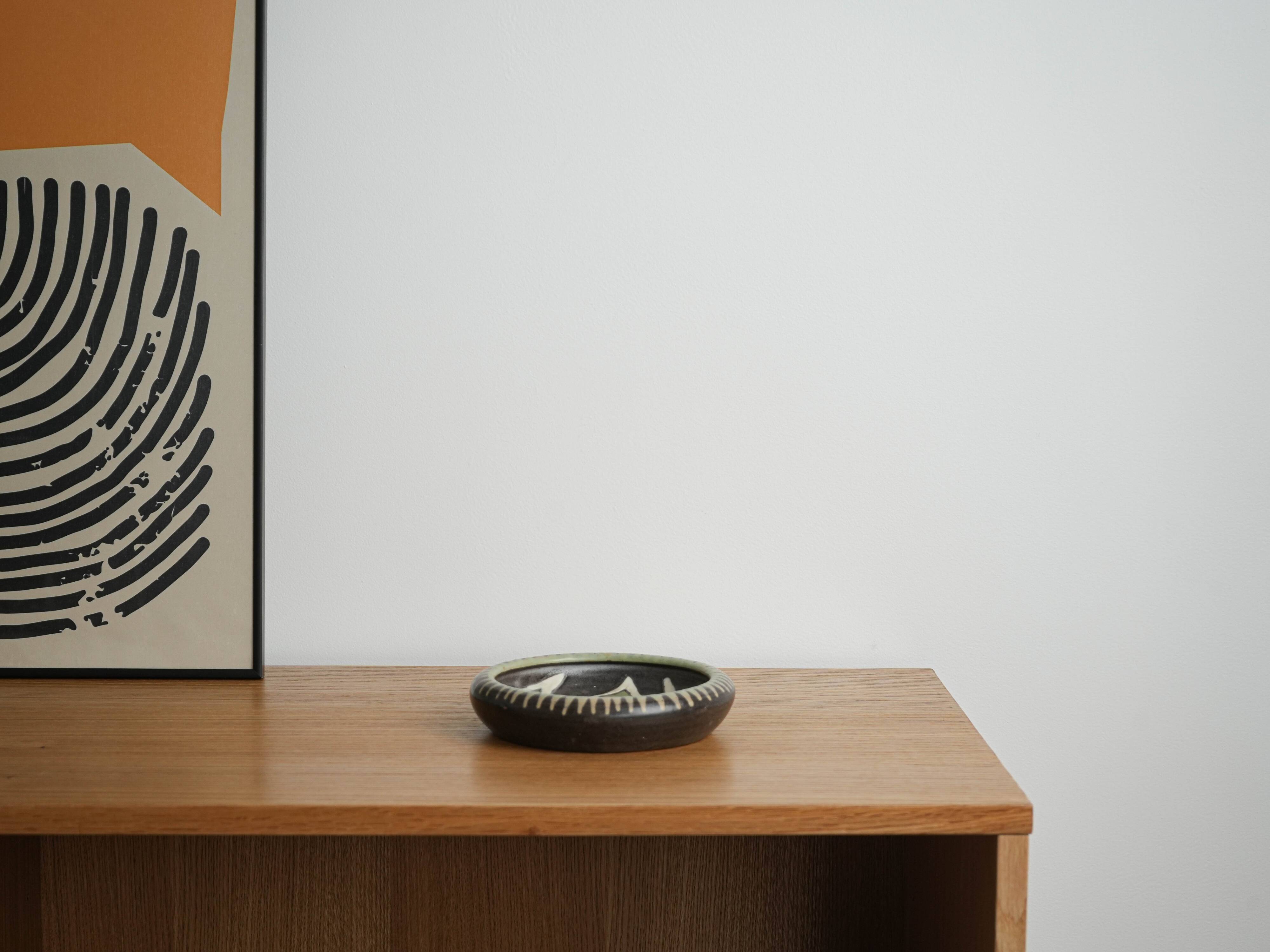 Ceramic bowl, Danish design, 1960s, made in Denmark