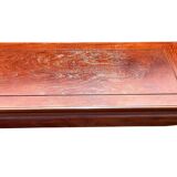 table in natural varnished quince wood