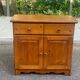 Commode buffet scandinave 2 portes et 2 tiroirs en bois massif pin 97cm