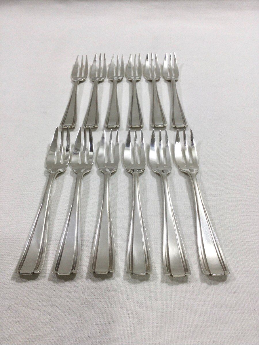 Boulenger - art deco cake forks
