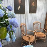 Paire de fauteuils vintage