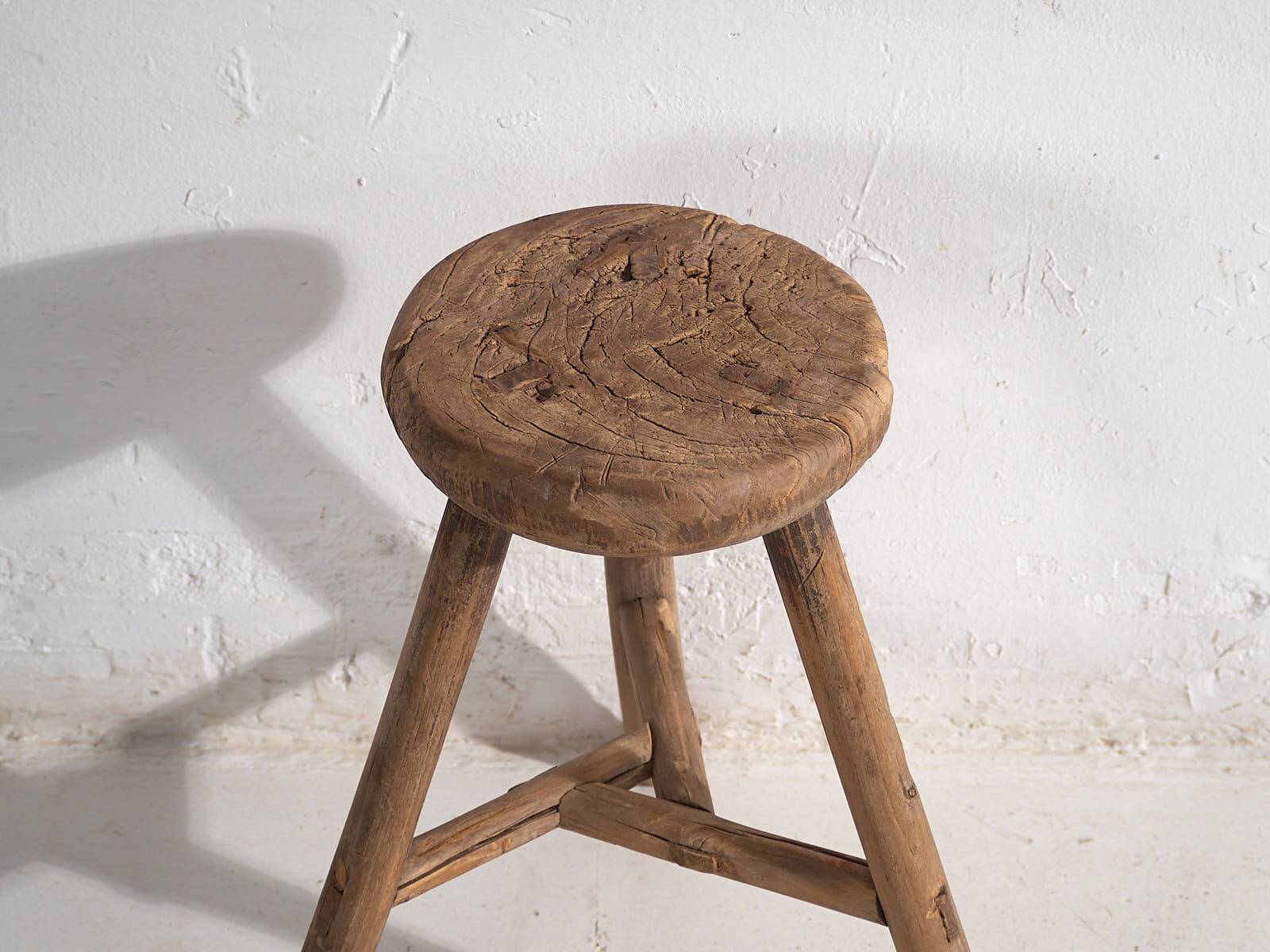 Antique handcrafted stool (c.1900)