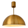 Design Scandinavian style brass pendant - 1960s / Czechoslovakia