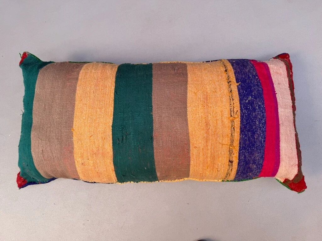 Coussin de sol kilim géant, coussin de sol kilim complet 90x46x25 cm, rouleau 2560