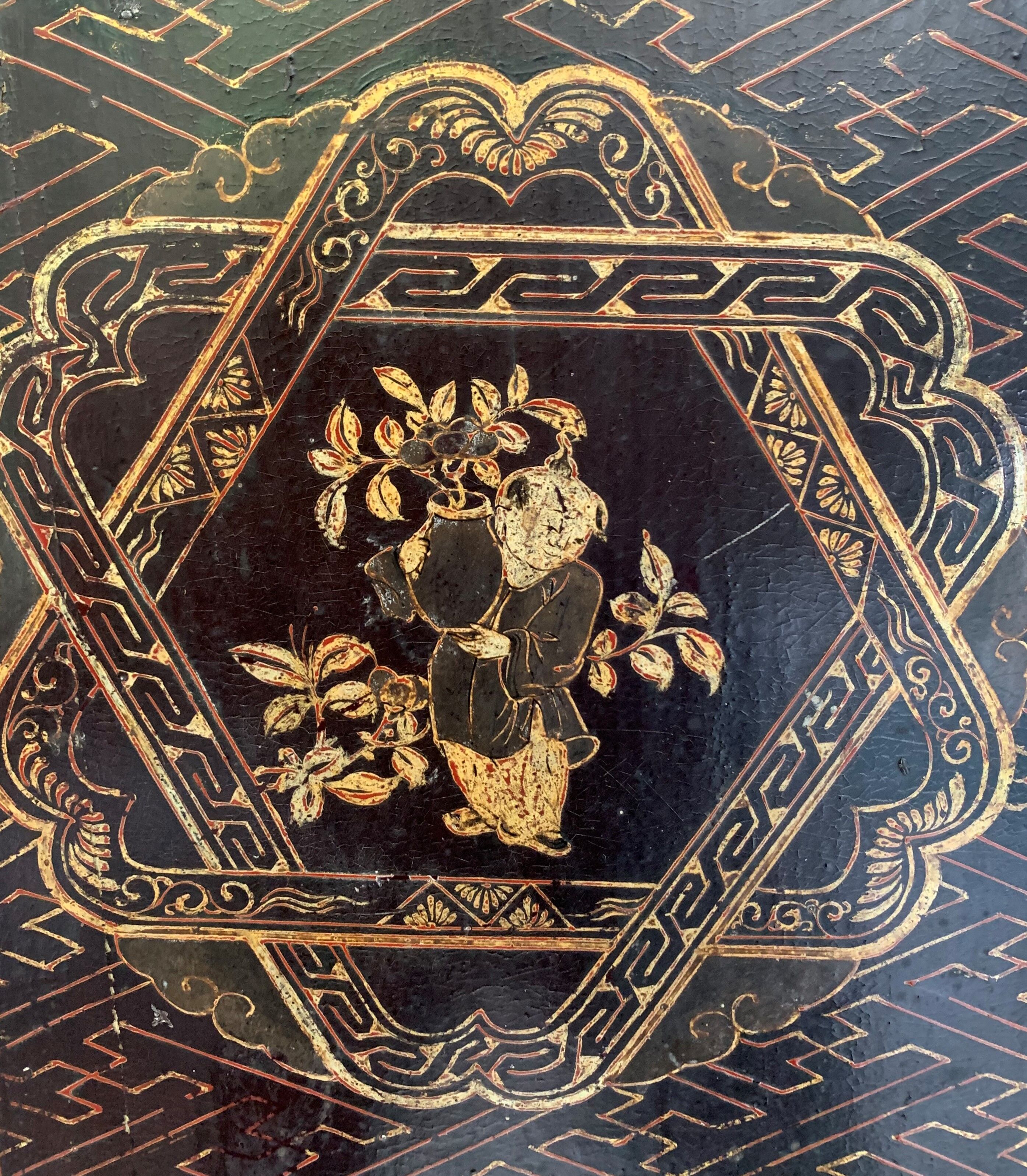 Chinese lacquered cabinet