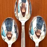 Christofle aria 3 spoons 17 cm entremet very good condition