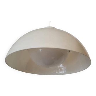 Suspension Kartell KD6 4006 Blanche par Achille et Pier Giacomo Castiglioni Italie 1950