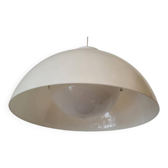 Kartell KD6 4006 White Pendant Lamp by Achille and Pier Giacomo Castiglioni Italy 1950