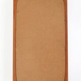 Fully restored mid-century teak mirror / Danish modern design / 1960s