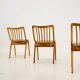 Ensemble de 4 chaises de salle à manger conçu par Antonín Šuman, années 1960