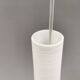 Hanging lamps in handmade/mouth-blown white Murano glass, Italy 1990s