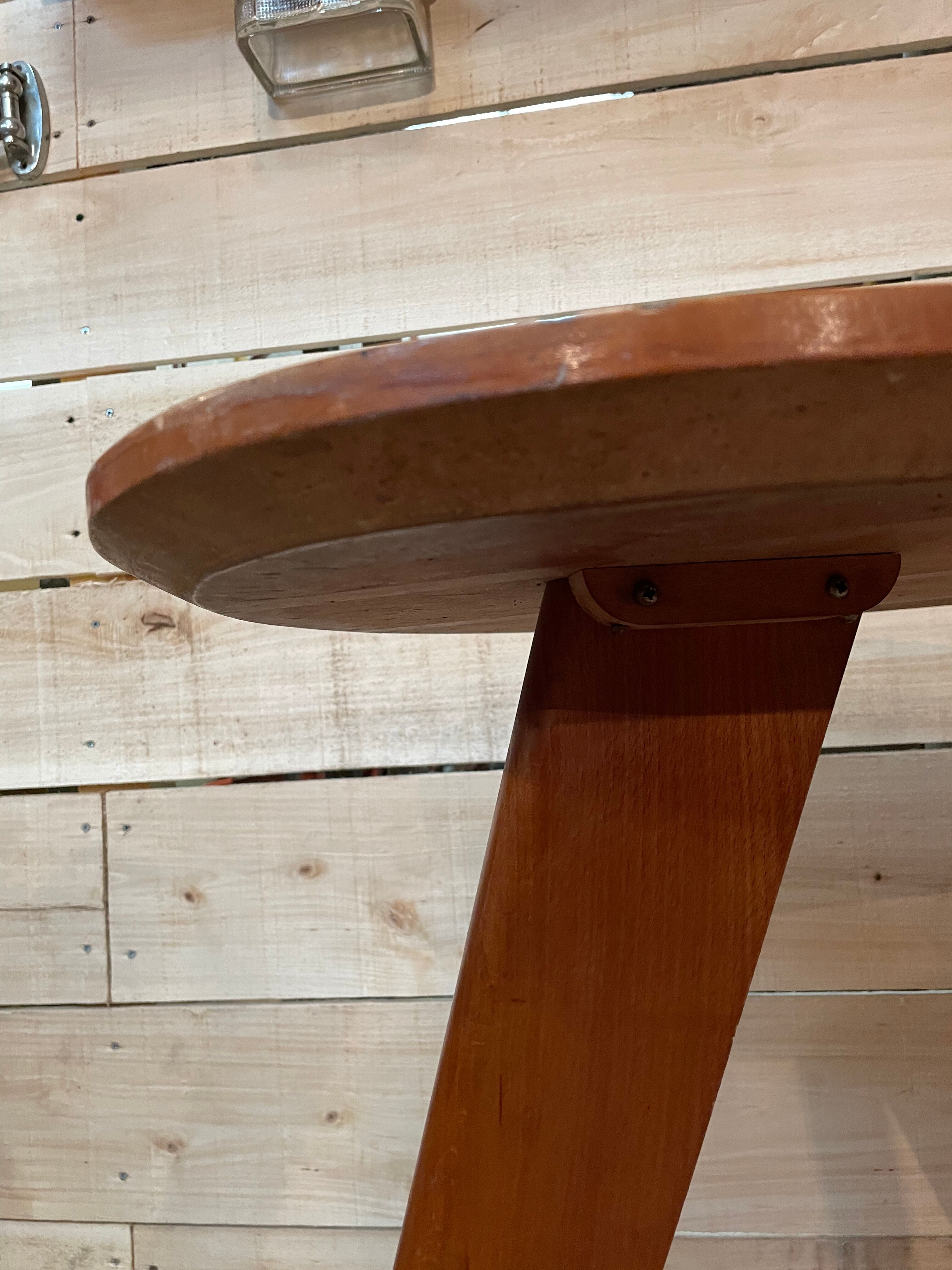 Table basse haricot vintage année 50