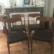 Set de 4 chaises scandinaves  1960