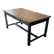 Industrial dining table (mango wood) for 6 people