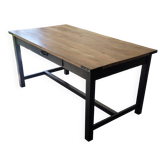 Industrial dining table (mango wood) for 6 people