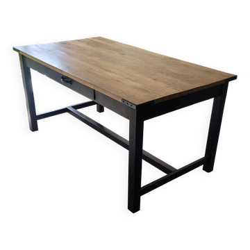 Table à manger industrielle en manguier