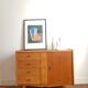 Vintage Scandinavian wooden row