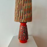 Atmospheric table lamp upcycled from Übelacker ceramic vase.