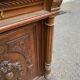 Henri II sideboard in carved wood, 1930.
