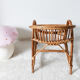 Child rattan basket armchair