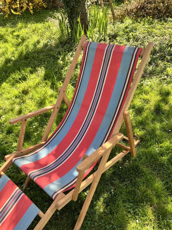 Chaise longue chilienne vintage