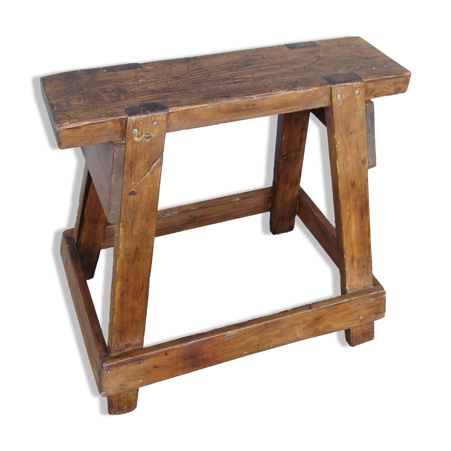 Rustic workshop stool