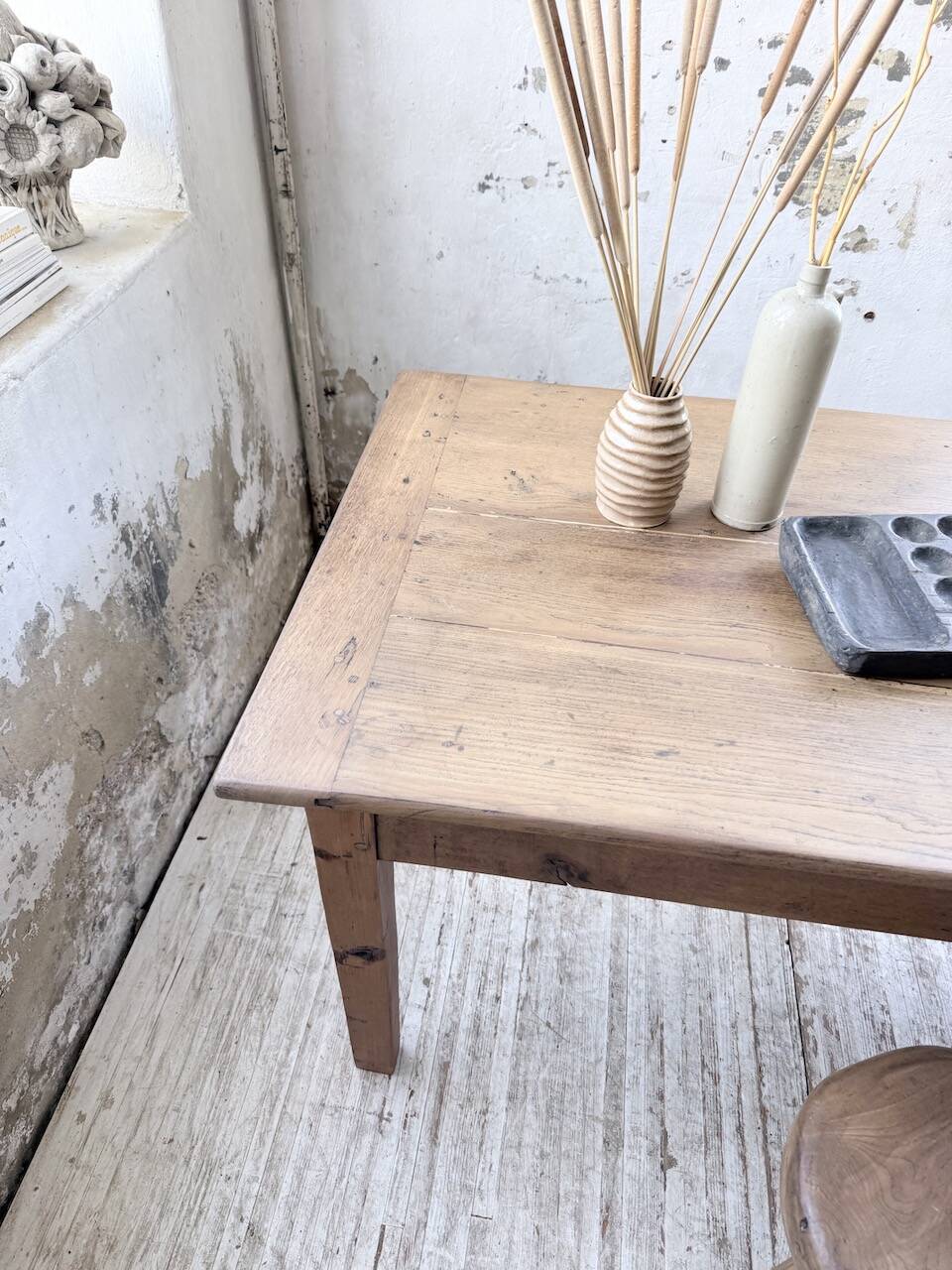XL oak farmhouse table 1950 235cm