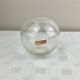 Small vintage glass ball vase Glashütte Rheinpfalz