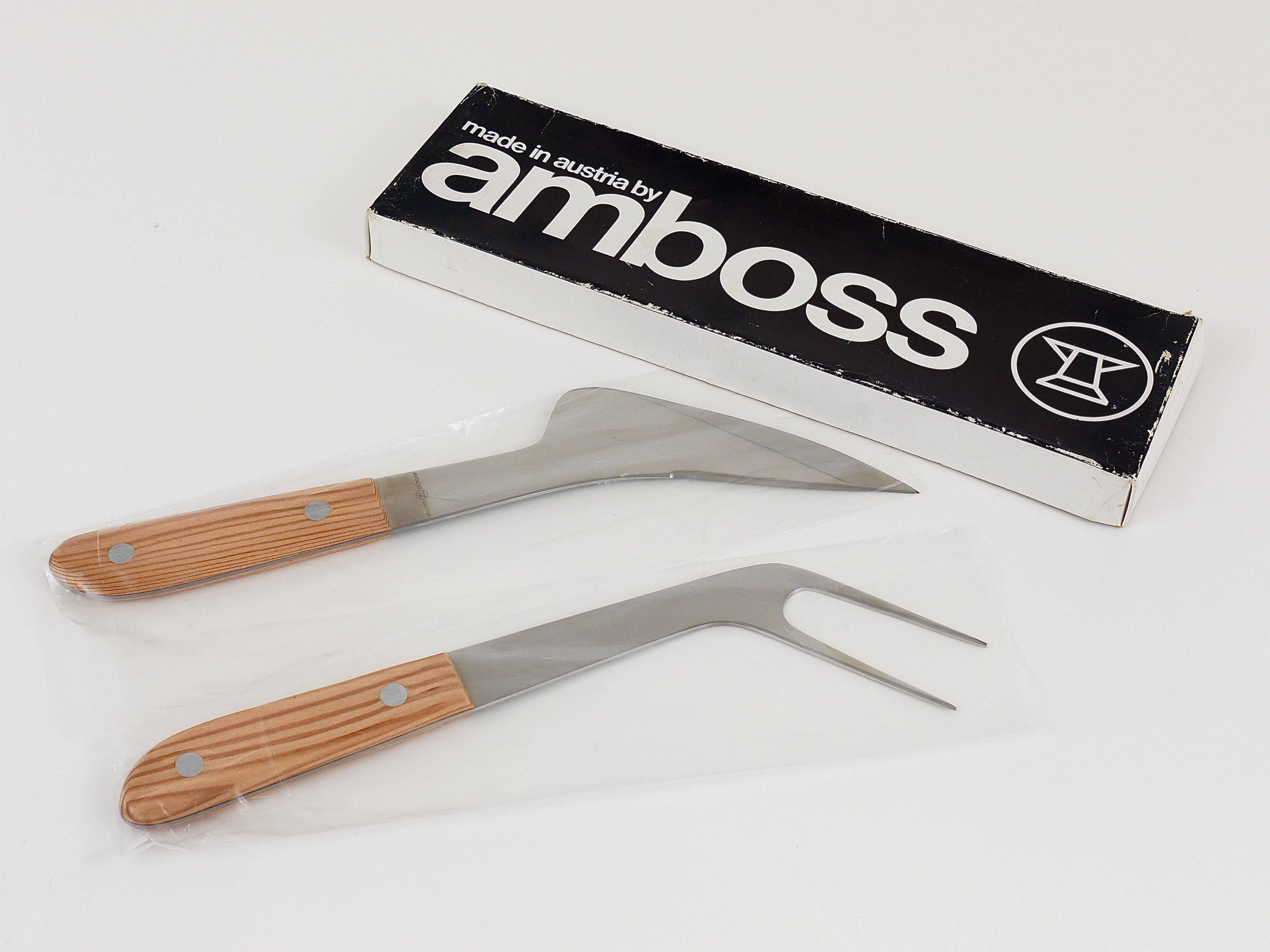 Mid-Century Sculpture Set 5009, Knife and Fork by Amboss Austria, 1960s