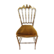 Chiavari vintage solid brass chair 50s