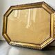 Antique Octagonal brass metal frame 30 cm  x 23 cm