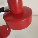 Red flexible 70s lamp