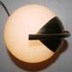 Lampe ou applique métal et opaline design années 50's